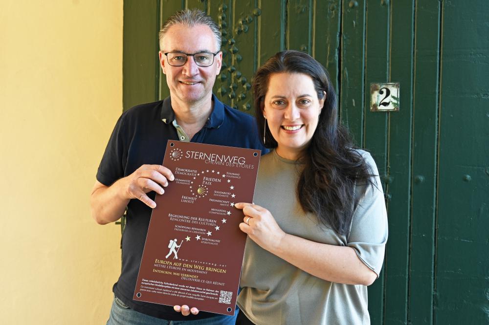 Schirmherrin Regionalverbandsdirektorin Dr. Carolin Lehberger mit dem Landrat des Saarpfalz- Kreis Frank John. In den beiden Landkreisen nahm das Projekt gemeinsam mit französischen Partnern in der ersten Projektphase seinen Lauf.