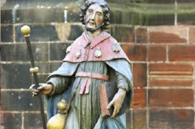 Saarbrücken, Alt-Saarbrücken, kath. Pfarrkirche St. Jakob, Hl. Jakobus