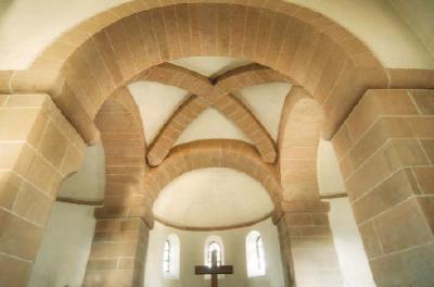Böckweiler, prot. church St. Stephan, Stephanuskirche, former priory of Hornbach