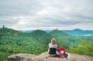 Meditative pilgrimage on the Sternenweg in the autumnal southern Palatinate region